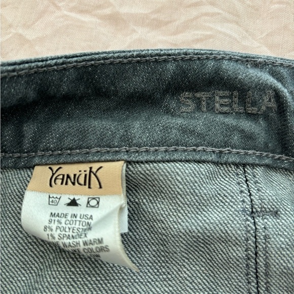 Yanuk Stella Crop Grey Jeans - Size 31 (size 11/12) - Picture 4 of 8